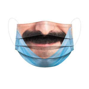 Irvingwad  100 Masks Buy More and Get More, Funny Real 3D Protective Mask