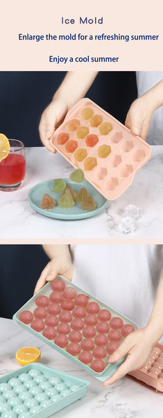 Irvingwad Frozen Ice Cube Mold Creative Homemade Ice Box Home DIY Ice Tray