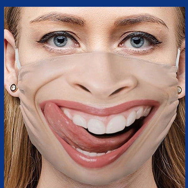 Irvingwad Christmas Gifts, Buy More and Get More, Funny Real 3D Protective Mask(5 packs, 10 packs, 15 packs..........）