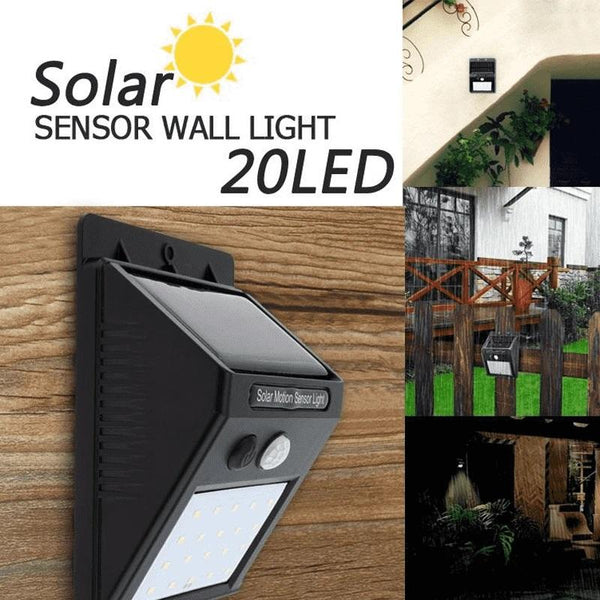 Irvingwad Motion Sensor Solar LED Light