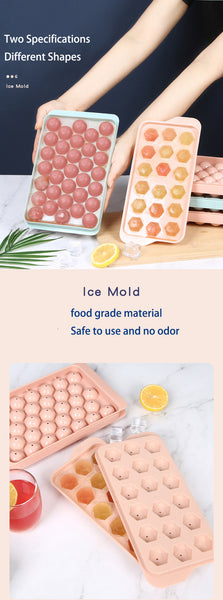 Irvingwad Frozen Ice Cube Mold Creative Homemade Ice Box Home DIY Ice Tray