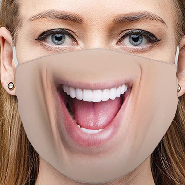 Irvingwad Buy More and Get More, Funny Real 3D Protective Mask(5 Packs, 10 Packs, 15 Packs....）