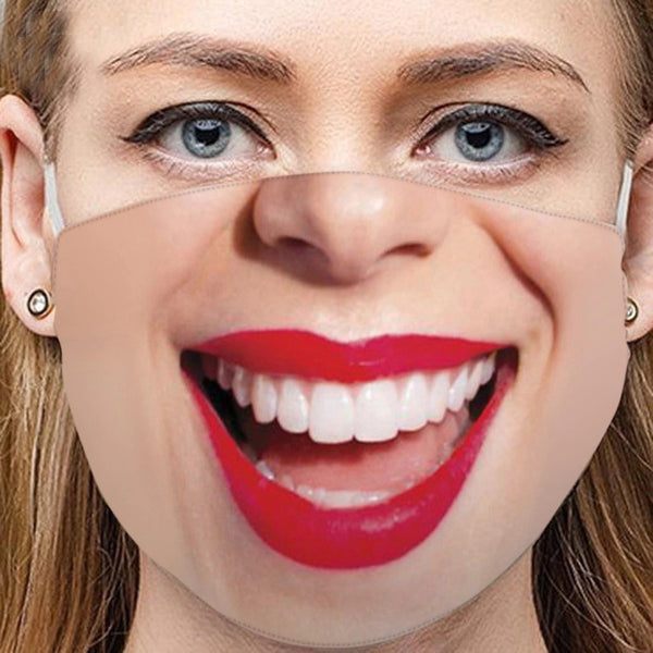 Irvingwad Buy More and Get More, Funny Real 3D Protective Mask(5 Packs, 10 Packs, 15 Packs....）