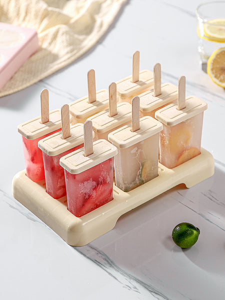 Irvingwad Ice-cream Mold Home-made Ice Lolly Diy Ice Cream Frozen Ice Cube Box Homemade Ice Box